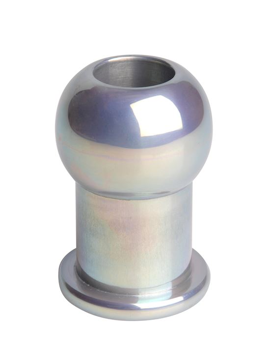 Hollow Aluminum Anal Plug- Sm