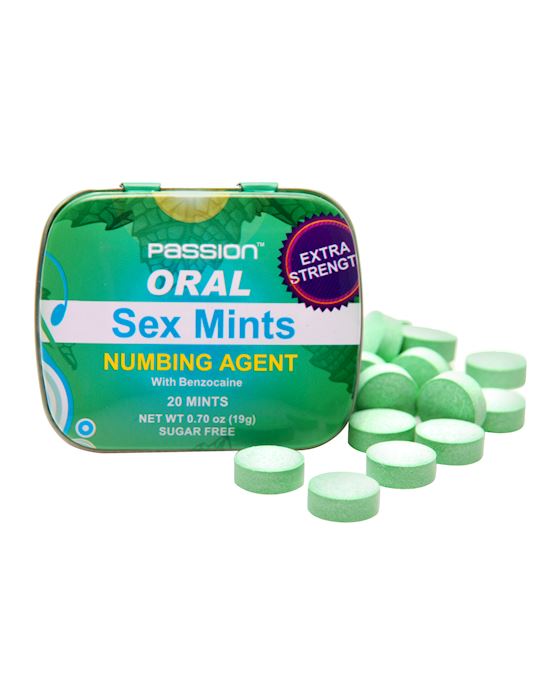 Oral Sex Mints with Numbing Agent