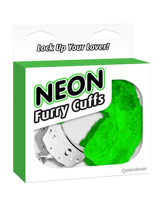 Neon Luv Touch Neon Furry Cuffs