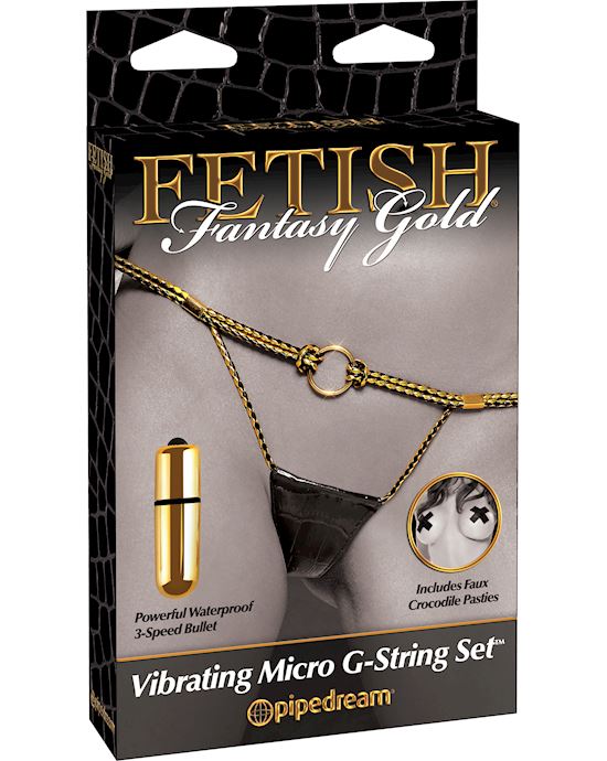 Fetish Fantasy Series Vibrating Micro G-string Set