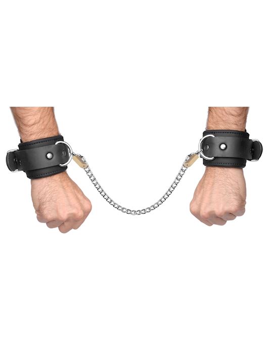 Neoprene Buckle Cuffs With Locking Chain Kit