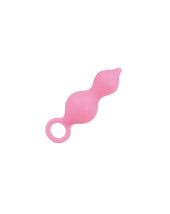 Pink Silicone Butt Plug