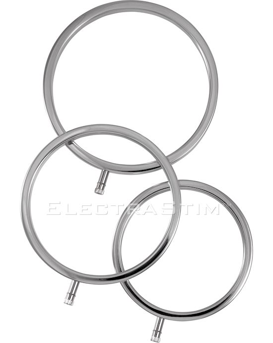 Solid Metal Scrotal Ring Set 3 Sizes