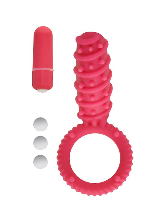 Simply Silicone 10x Love Button Ring