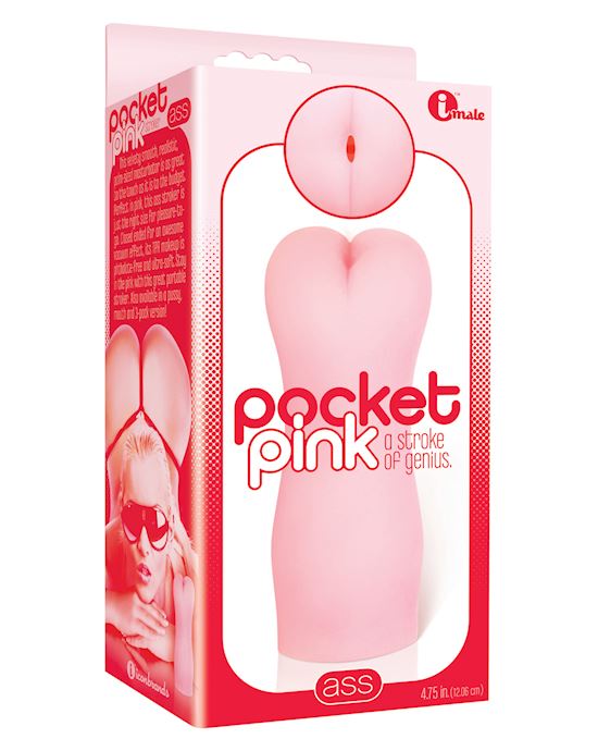 The 9s Pocket Pink Mini Ass Masturbator