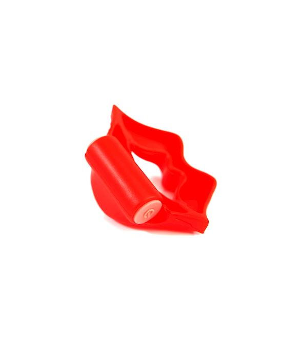 Lusty Lips Vibrating Cock Ring