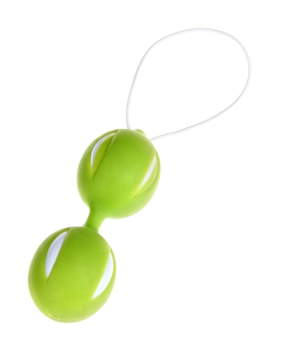 Green Silicone Duo Love Balls