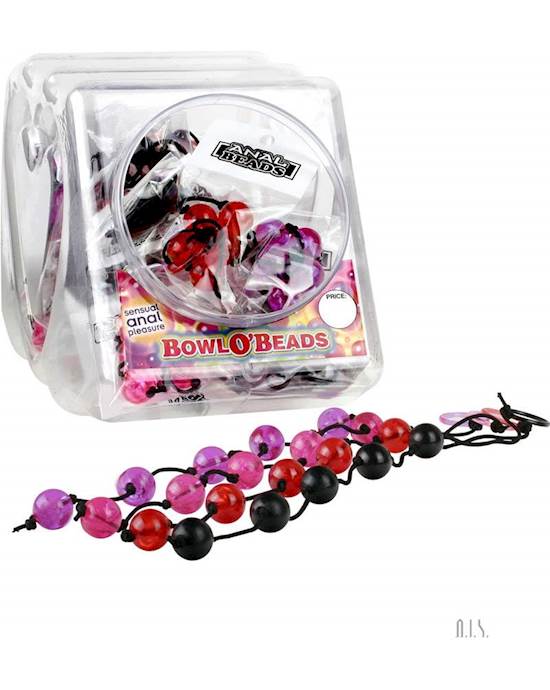 Bowl O Beads Red