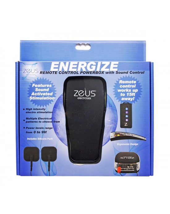 Energize Remote Control Estim Power Box With Sound Control