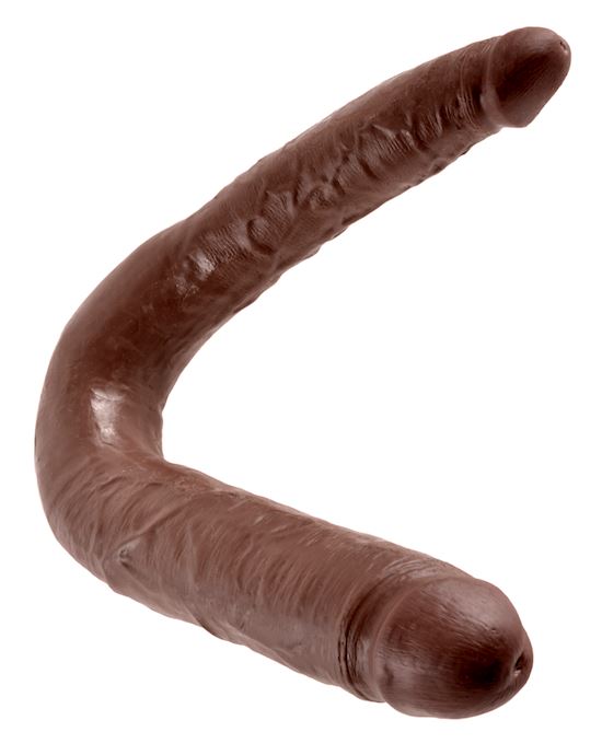 King Cock U-shaped Large Double Trouble Brown