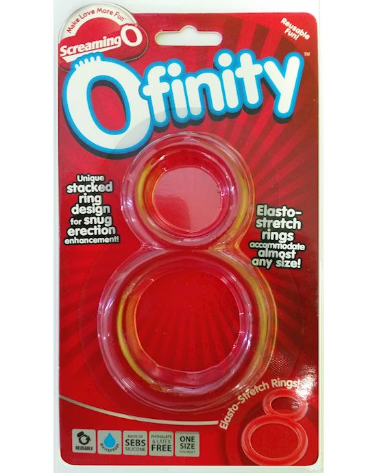 Ofinity Cock Ring Red