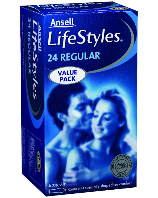 Ansell Lifestyles Regular 24 Pack