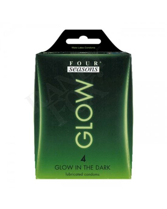 Glow in the Dark Condoms 4 Pack