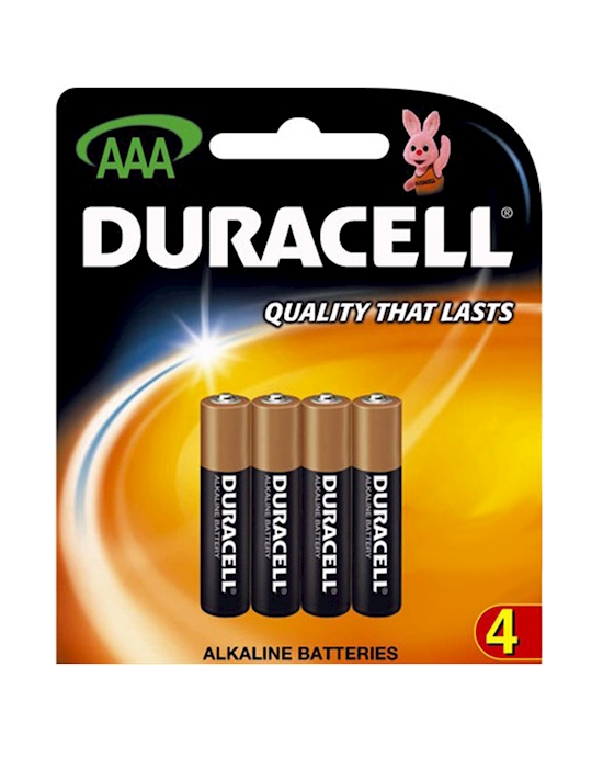 Duracell Aaa Carded Batteries 4 Pack