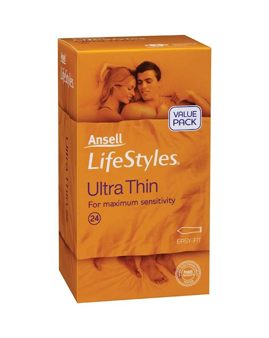 Ansell Lifestyles Ultra Thin 24s