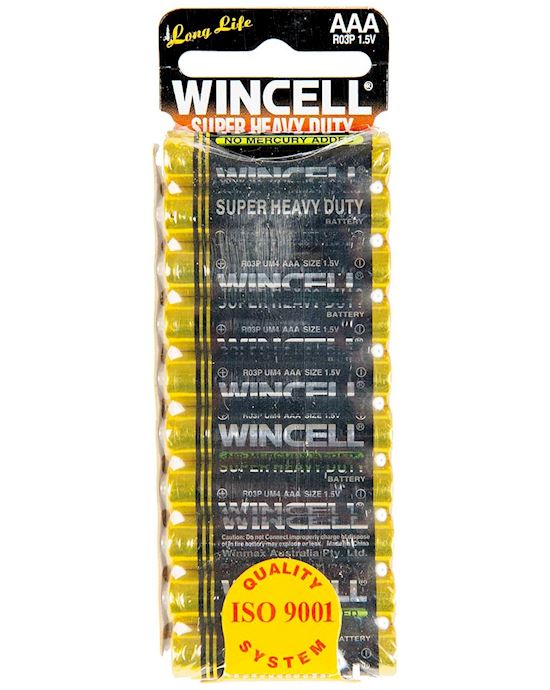 Wincell Aaa Super Heavy Duty Carded 10 Pack