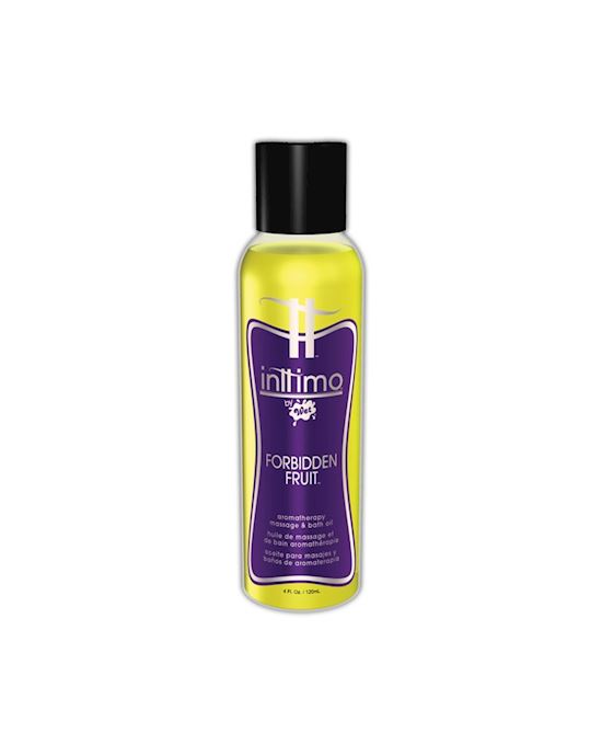 Inttimo By Wet Aromatherapy Massage And Bath Oil Forbidden Fruit 4oz