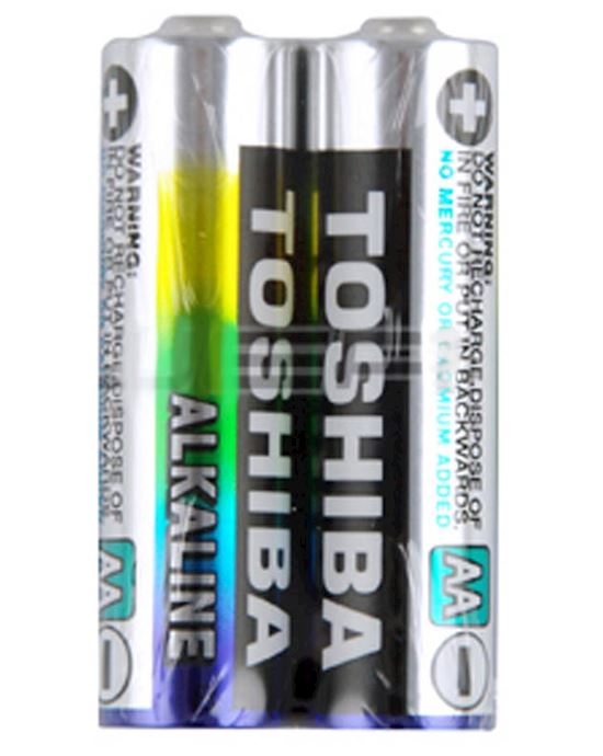 Toshiba Aa Alkaline Shrink Pack Batteries 2 Pack