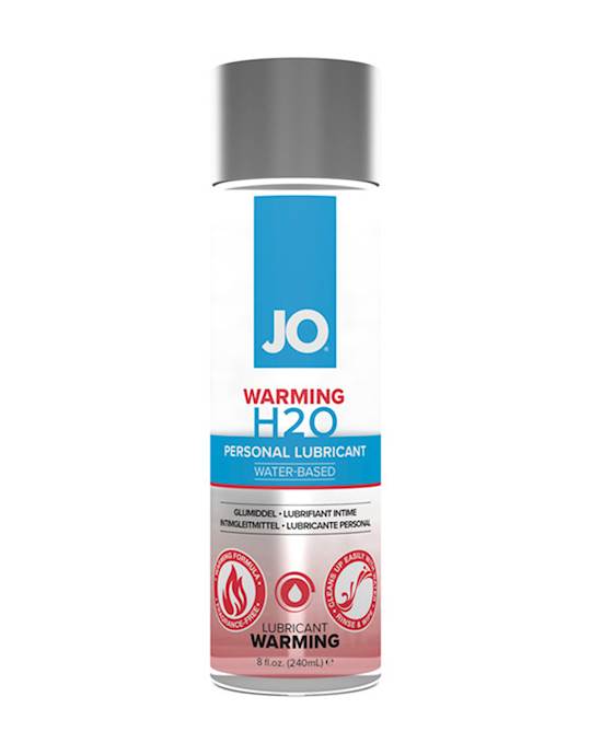 JO H2O Lubricant Warming 8oz 237ml