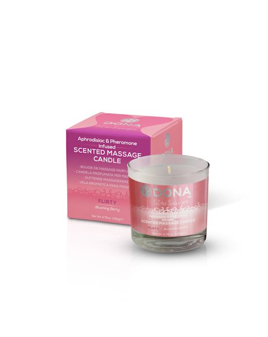 Dona Scented Massage Candle Blushing Berry 225 M