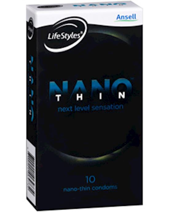 Ansell Lifestyles Nano Thin 10s Condoms