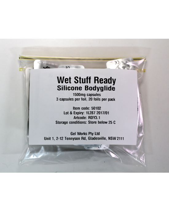 Wet Stuff Ready Silicone Bodyglide Caps 60 Pack