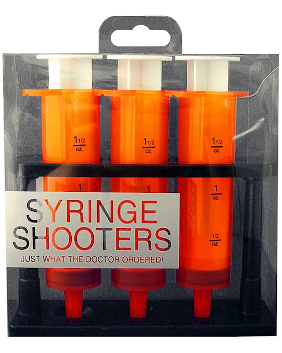 Orange Syringe Shooters