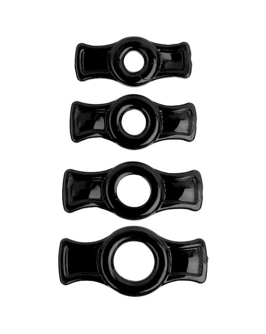 TitanMen Cock Ring Set Black
