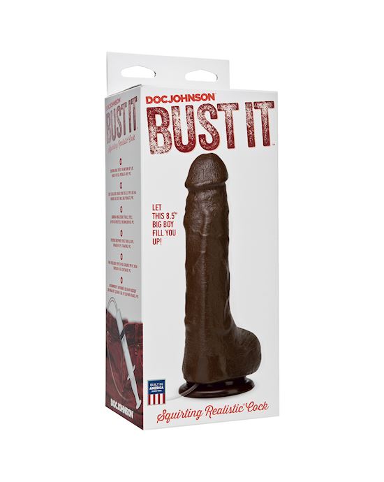 Bust It Squirting Realistic Suction Cup Dildo