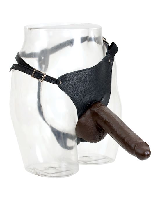Mr Marcus Realistic Cock With Vac-u-lock Plug And Leather Harness