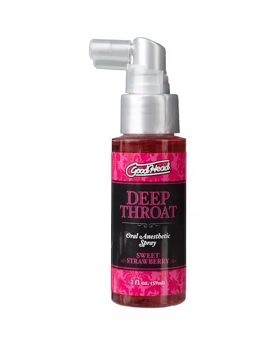 GoodHead Deep Throat Spray Sweet Strawberry