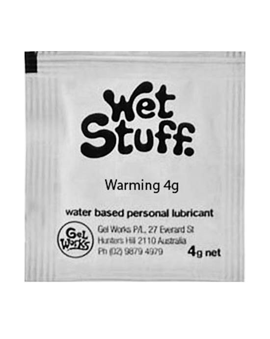Wet Stuff Warming 4g Sachet