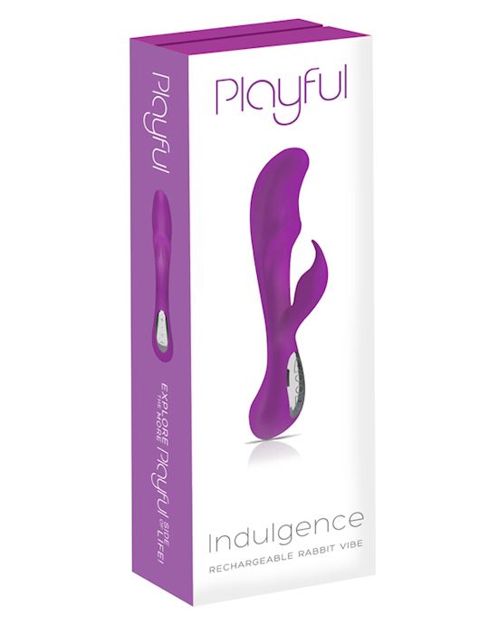Playful Indulgence Silicone Rechargeable Rabbit Vibrator & Massager