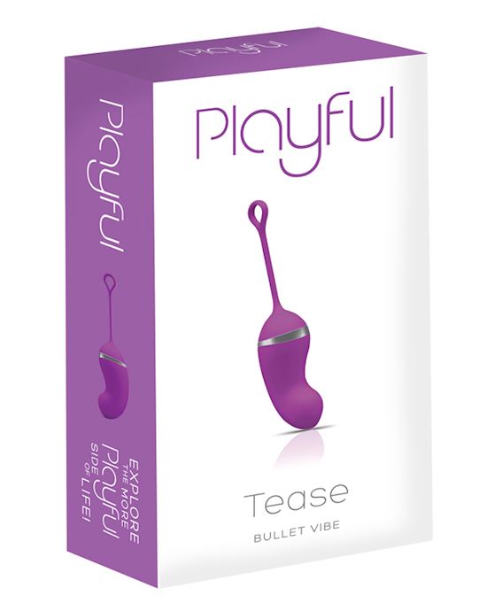 Playful Tease Silicone Rechargeable Purple