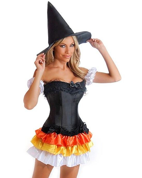 4 Pc Sexy Witch Costume