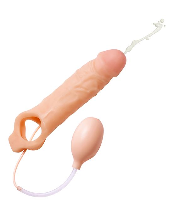Realistic Ejaculating Penis Enlargement Sheath Packaged