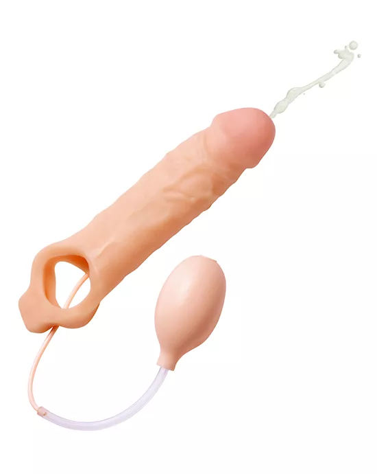 Realistic Ejaculating Penis Enlargement Sheath Packaged