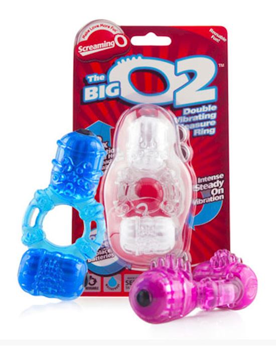 Big O 2 Double Vibrating Ring By Screaming O
