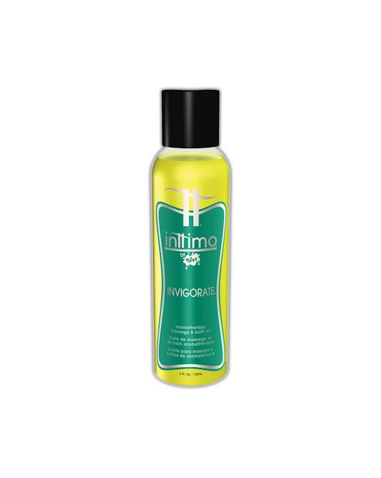 Inttimo By Wet Aromatherapy Massage And Bath Oil Invigorate 4 Fl Oz