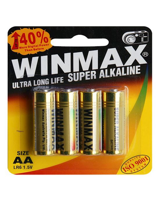 Winmax Aa Super Alkaline Batteries Bp-4 4 Pack