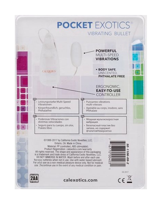 Pocket Exotics Vibrating Bullet