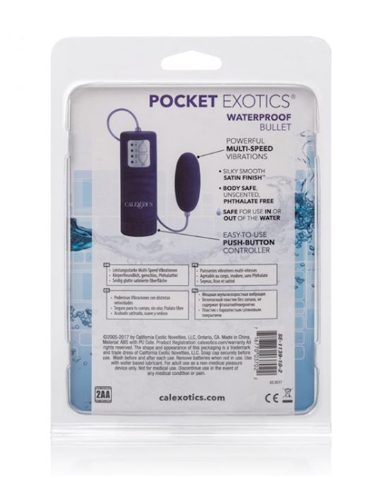 Waterproof Pocket Exotics Waterproof Bullet