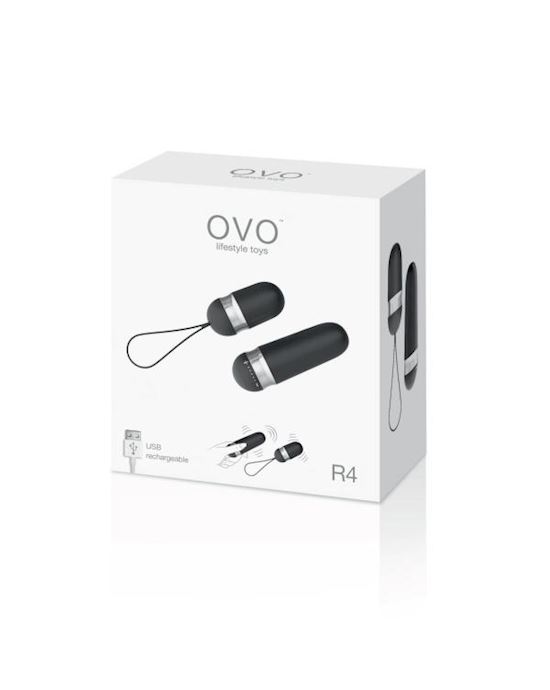 Ovo R4 Rechargeable Remote Bullet Vibrator