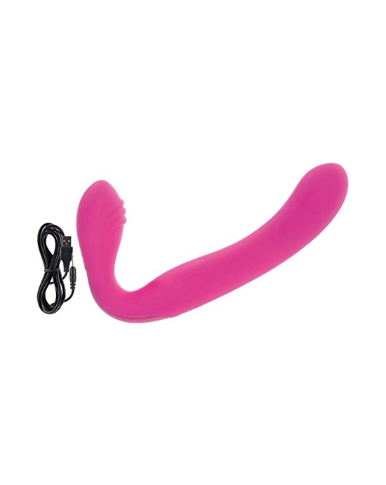 Rechargeable Silicone Love Rider Strapless StrapOn