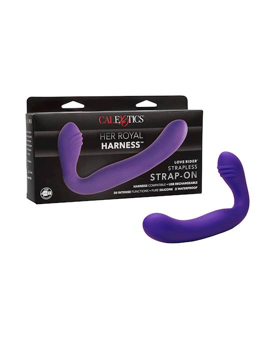 Rechargeable Silicone Love Rider Strapless Strap-on