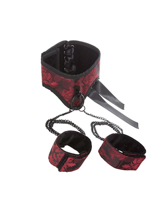 Scandal Posture Collar With Cuffs