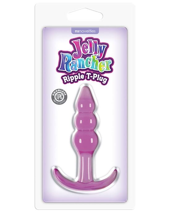 Jelly Rancher T-plug Ripple Purple