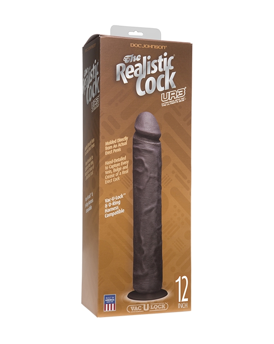 The Realistic Cock Ur3 12 Inch Suction Cup Dildo