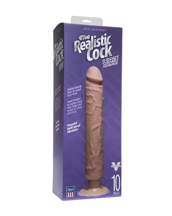 Realistic Cock Ur3 Vibrating 10 In
