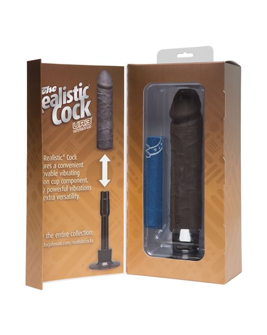 Realistic Cock Ur3 Vibrating 8 In